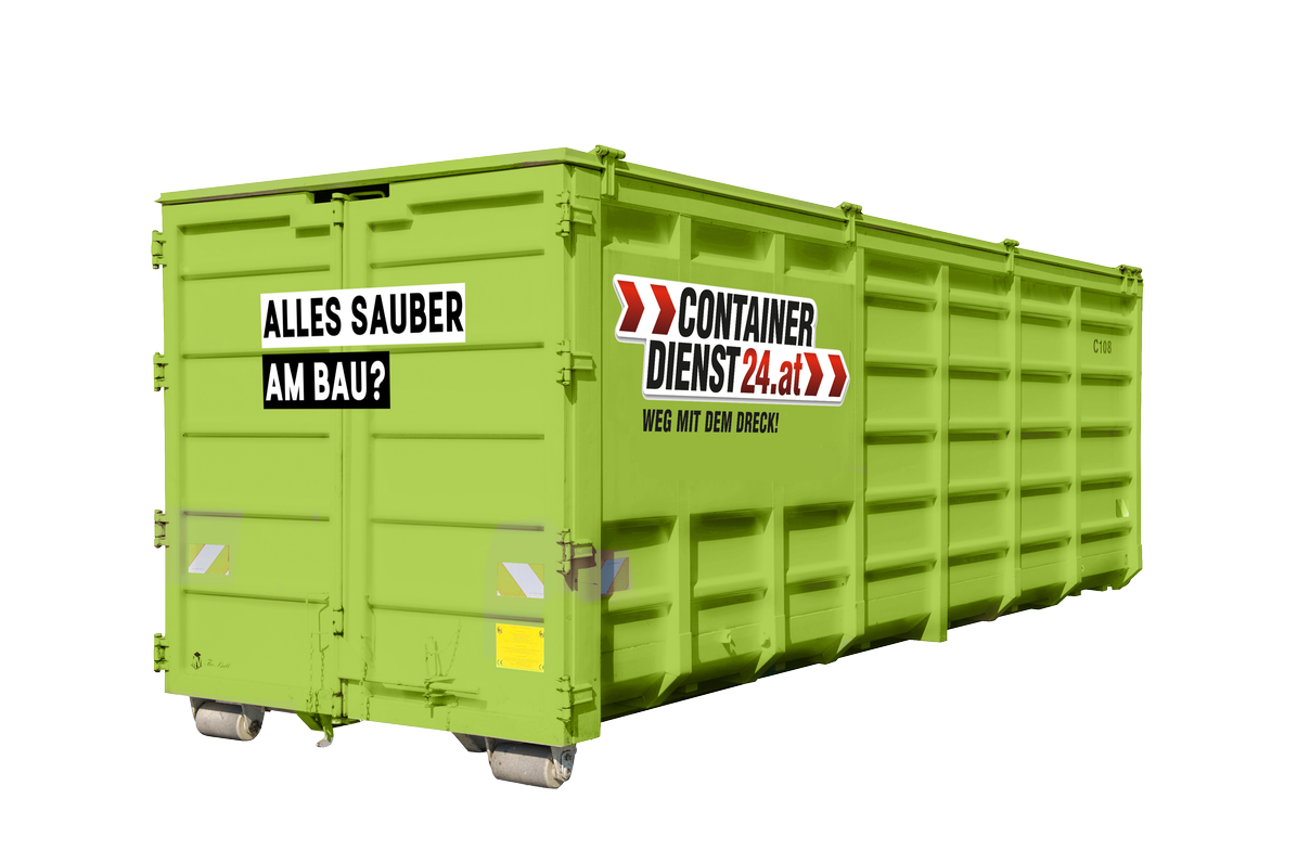 Container aufstellen Genehmigung Containerdienst24.at